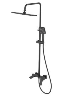 Душевая стойка Haiba HB24818-7 чёрный матовый